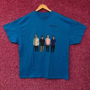Weezer Blue Album Rock Band Graphic T-Shirt 2XL